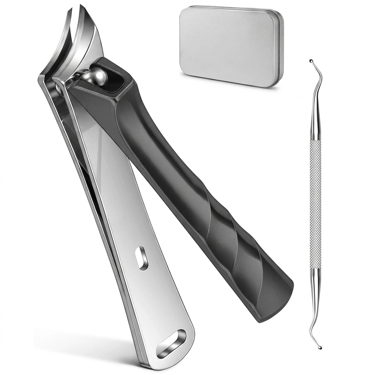 HANGWENG Edgy Angled Finger Nail Cutters for Adult