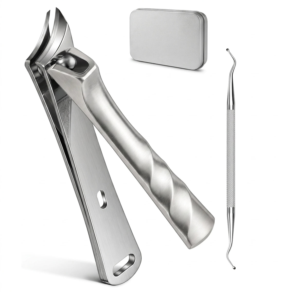 HANGWENG Edgy Angled Finger Nail Cutters for Adult