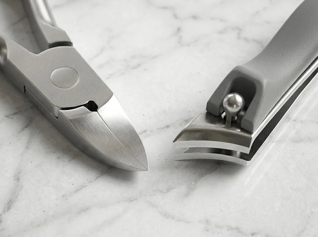 HANGWENG Edgy Angled Finger Nail Cutters for Adult