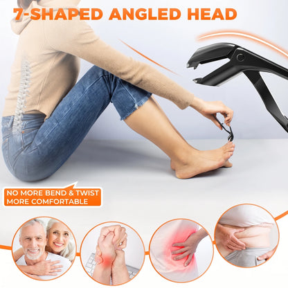 Long Handled Nail Clippers – Safe, Sharp & Easy to Use for Thick Nails | DRMODE Cobra 3
